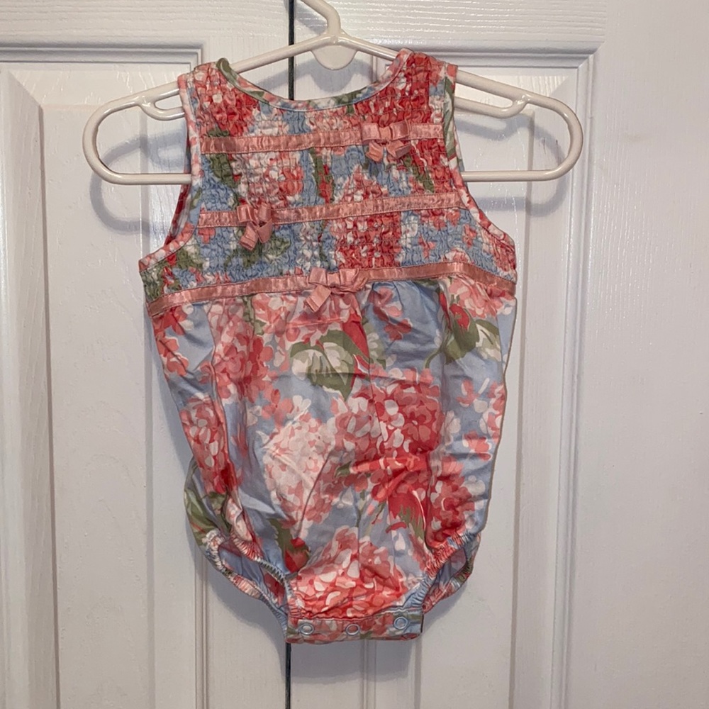 Beautiful Janie and Jack romper in good condition